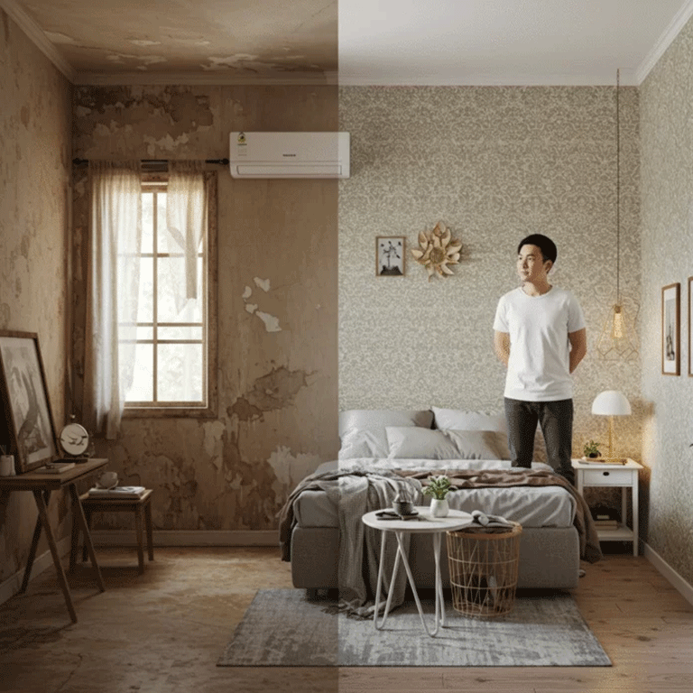 เปลี่ยนห้องเก่าให้สวยงามในพริบตา เพียงแค่ติดวอลเปเปอร์ให้ถูก